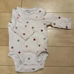 H&M オーガニックコットン 水玉ロンパース US 3M