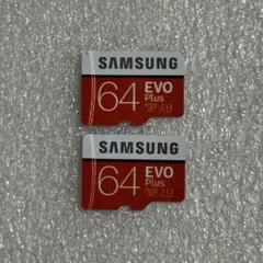 SAMSUNG サムスン MicroSDカード64GB 2枚 Switch