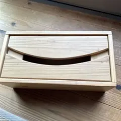 木製スライド式ティッシュボックス