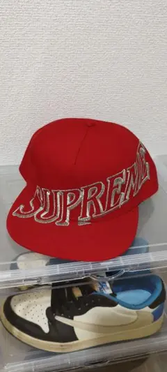 supreme overrap 5-panel シュプリーム キャップ レッド