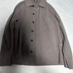 ユニクロ　ミラノリブシャツカーディガン