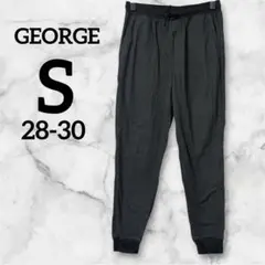 GEORGE 【S (28-30)】ブラック イージーパンツ ルームウェア
