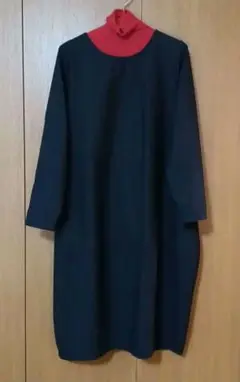【最終値下げ】ゆったり ロングワンピース　ロング丈 体型カバー　L