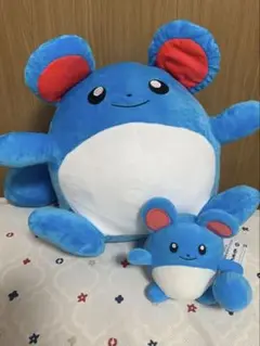 お得★最終価格！ 8/7日迄 ポケモン マリル ぬいぐるみ 大小2体セット