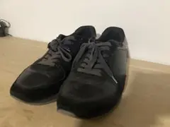 ボエモス　ブラックスエードスニーカー　25.5cm