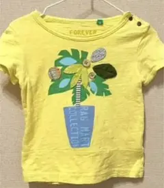 ラグマート★北欧系夏らしいTシャツ90★イエロー