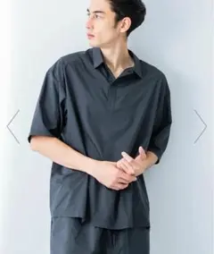 【新品】SHADOW RIP リブポロシャツ