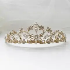 【売り切れ品】ANNAN WEDDING 人気No. 1 ティアラ ゴールド