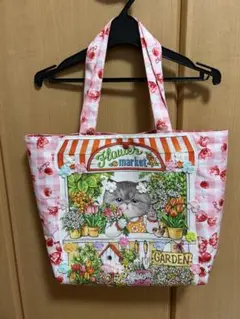 ハンドメイド　コヤンイサムチョン　エコバッグ風トートバッグ