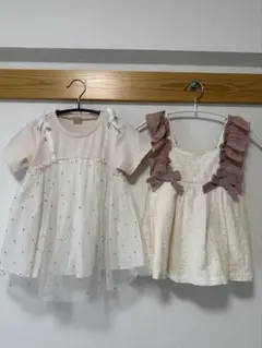 petit main 可愛いカットソー　２枚セット
