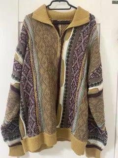 ハーフジップセーター　大きめM 新品未使用
