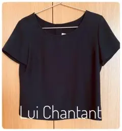 【美品】Lui Chantant ルイシャンタン　半袖ブラウス 黒色