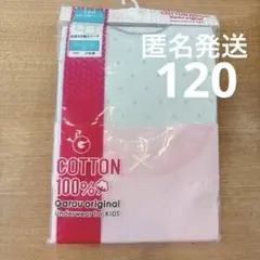 【匿名発送】コットンインナー 120 インナー 2枚セット