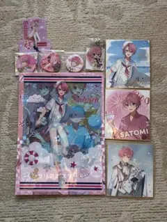 【お値下げ中】すとぷりさとみまとめ売り(色紙、缶バッジ、アクキーなど)