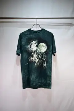 古着　タイダイアニマルプリントtee ビンテージ　00s