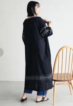 CRAFT STANDARD BOUTIQUE 刺繍ガウンワンピース