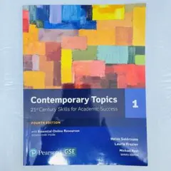 【書き込みなし】Contemporary Topics 1 英語 教科書 大学