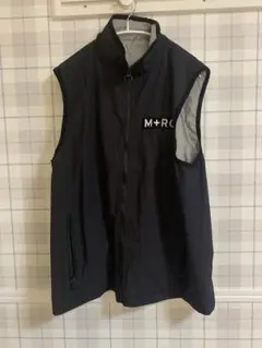 M+RC NOIR マルシェノア リフレクター短丈ナイロンジャケットY2K 黒銀極限定 M+RC NOIR Block jacket マルシェノア Lサイズ
