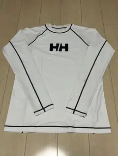 HELLY HANSEN☆長袖ラッシュガード白XLused品