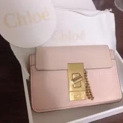 Chloe カードケース 名刺入れ ピンクベージュ