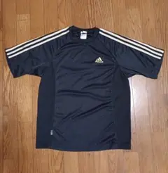 adidas　Clima 365　黒 Tシャツ ゴールドロゴ　メンズ M サイズ