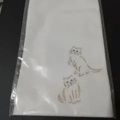 猫がら 半衿 ポリエステル