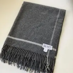 極美品 ジョンストンズ カシミヤ100％ 中判ストール ネイビー ロンハーマン Johnstons of Elgin/ジョンストンズ オブ エルガン ライト