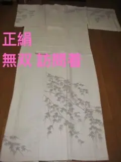 正絹 無双 訪問着 紗袷