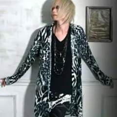 civarize V系 ロック 　ドレープ豹2　ドレープ　ジャケット　シャ