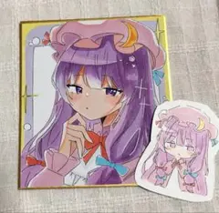 東方project イラスト オリジナル パチュリー・ノーレッジ　コピック　原画