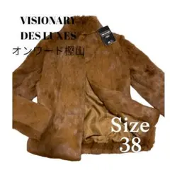 VISIONARY DES LUXES オンワード ラビットファーコート