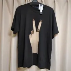 Paulne Bleu 新品未使用　裏ピース黒Tシャツ