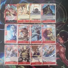 白ひげ海賊団 デッキパーツ ワンピースカードまとめ売り 赤 ニューゲート