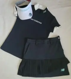 New Balance 3点セットハイネック&フリルスカート&バイザー☆