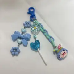 45.ビーズキーホルダー
