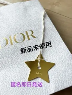 Dior ディオール　星 チャーム　ゴールド　Dior 星型チャーム 金色メタル