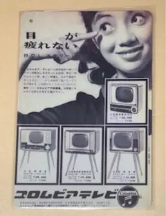 ☆ 日本 ④ ☆ コロンビア テレビ ☆ レトロ ☆ ブリキ看板 ☆