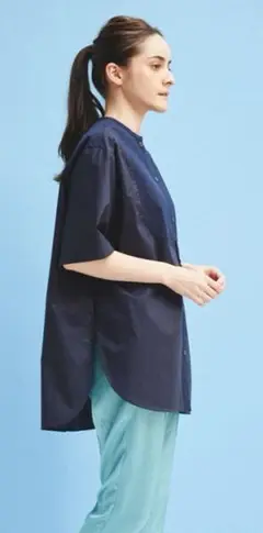 yori/コンビネーションワイドシャツ