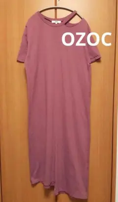 OZOC　アシンメトリーTシャツワンピース
