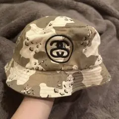 ステューシー STUSSY stussyカモフラージュ バケットハット S/M