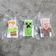Minecraft　マインクラフト　キャラクタークリップ　3個セット