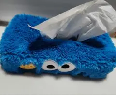 セサミストリート クッキー ティッシュカバー