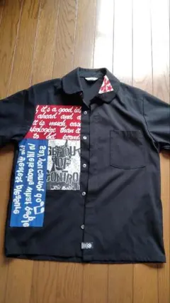 ★HUNDREDCLUB ★半袖シャツ ブラック★ パンク★