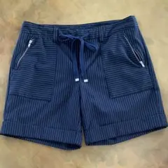 TOMMY HILFIGER ネイビー ストライプ ショートパンツ　サイズ6