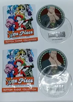 USJ 2025 ワンピース 缶バッジ ゾロ2個セット