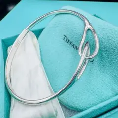 楽一番【ヴィンテージ】Tiffany ティファニー ダブルループ バングル ダブルループバングル シルバー ヴィンテージ|ティファニー
