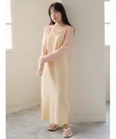 新品タグ付き Jumelle ジュメロ アンサンブルキャミワンピ セットアップ
