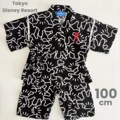 東京ディズニーリゾート　Disney ミッキー　甚平　100 刺繍　限定