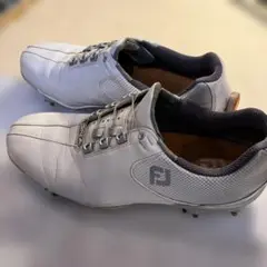 フットジョイ　DNA ホワイト スパイクシューズ　27.5cm