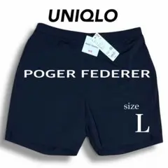 新品　ユニクロ　FEDERER ウルトラストレッチアクティブショーツL黒